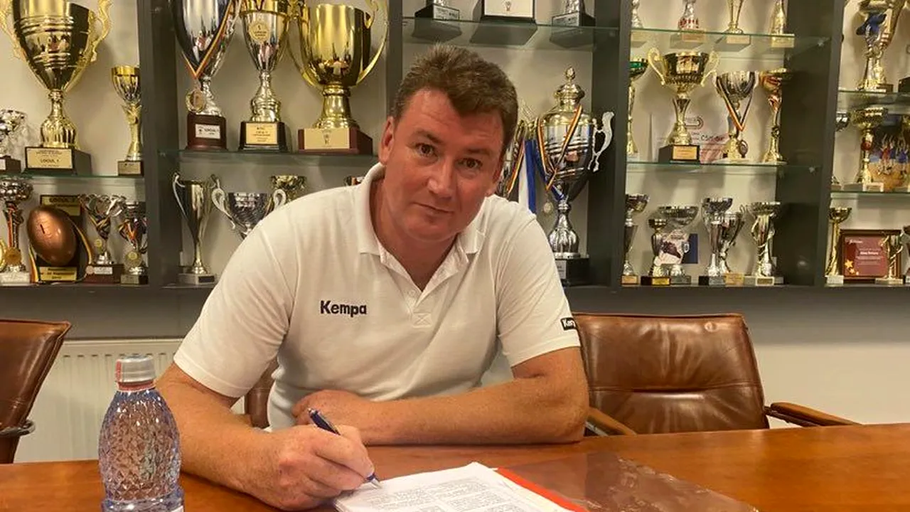Eliodor Voica este noul antrenor al echipei CSM București la handbal masculin! Clubul a anunțat și primele achiziții