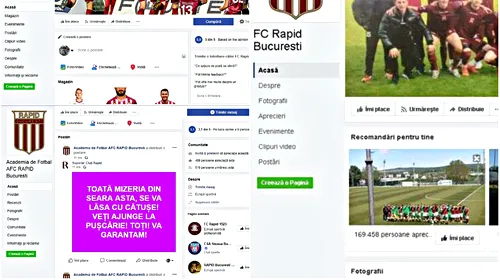 Războiul „rapizilor” pe Facebook: Rapidul susținut de PSD a reclamat și blocat paginile AFC Rapid – Manoliu și Rapid Frumoșii Nebuni – T2. Pagina AFC Rapid, rămasă de pe vremea FC Rapid, era urmărită de 170.000 de suporteri. Ce urmează