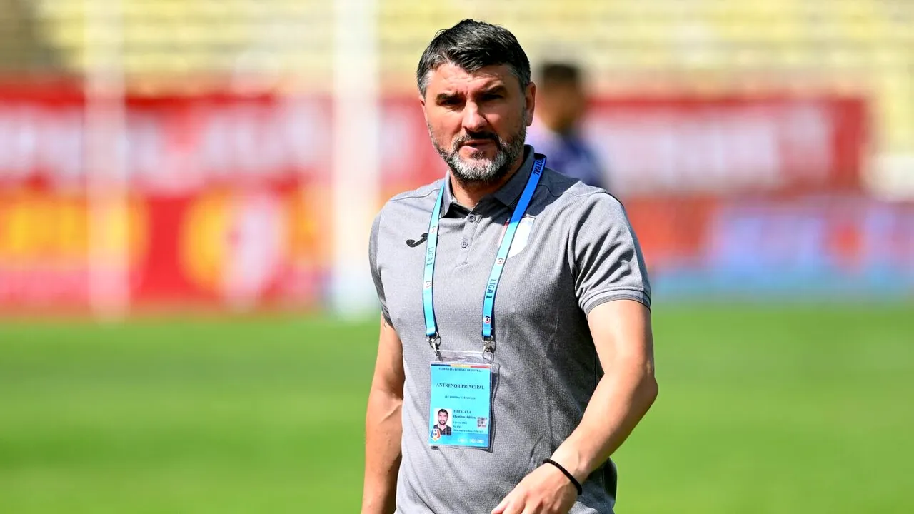 Adrian Mihalcea, șocat după înfrângerea din FC Argeș - Chindia: „Nu îmi vine să cred că am pierdut!”