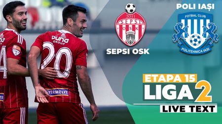 Sepsi OSK învinge Poli Iași de Ziua Națională a României! Trupa lui Ovidiu Burcă urcă pe 4 și egalează la puncte locul 2