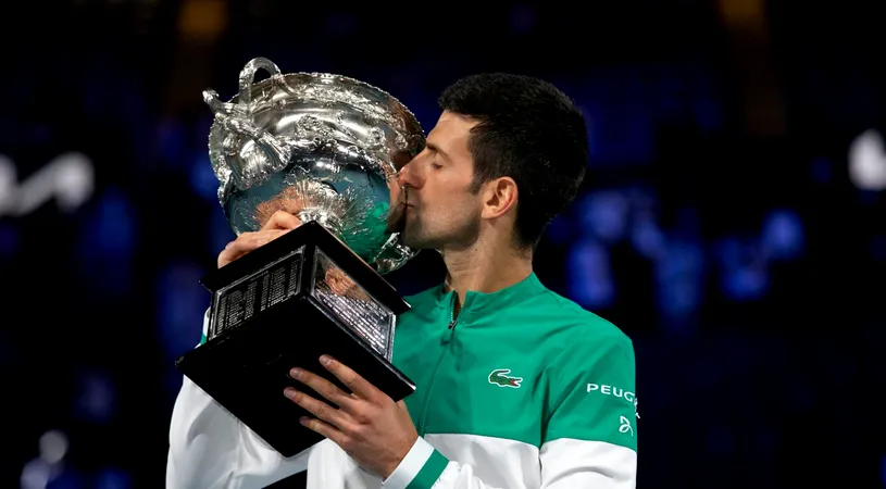 Novak Djokovic îi poate depăși pe Roger Federer și Rafael Nadal la numărul de Grand Slam-uri chiar în 2021! Scenariul nebun devine plauzibil după triumful de la Australian Open