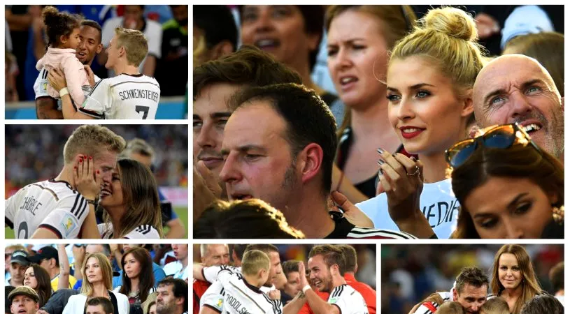 FOTO | Germania, o mare familie în Brazilia. Prietenele și soțiile fotbaliștilor i-au susținut frenetic pe jucătorii lui Low