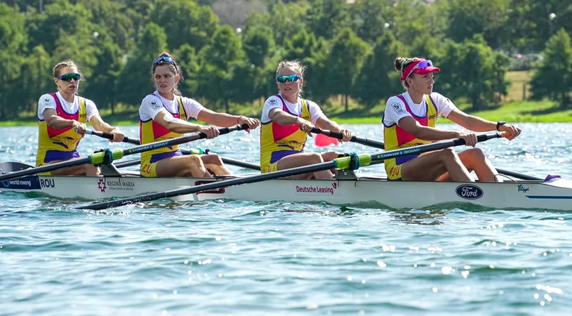 Argint la Campionatele Mondiale de canotaj de la Belgrad pentru echipajul feminin de patru rame al României