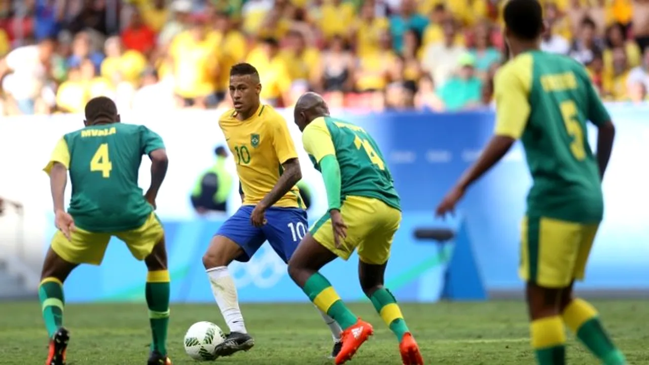 Brazilia s-a calificat în semifinalele turneului olimpic de fotbal de la Rio de Janeiro