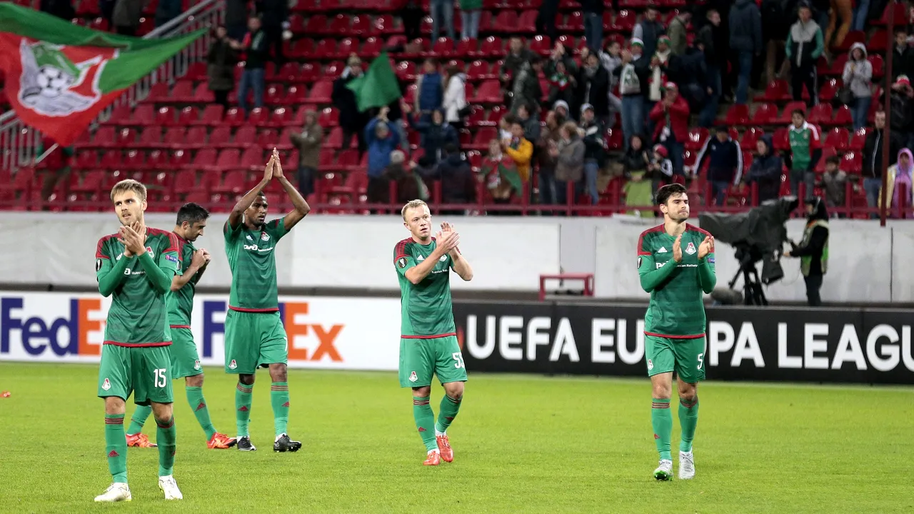Lokomotiv Moscova, sancționată de UEFA după meciul cu KF Skenderbeu din Europa League
