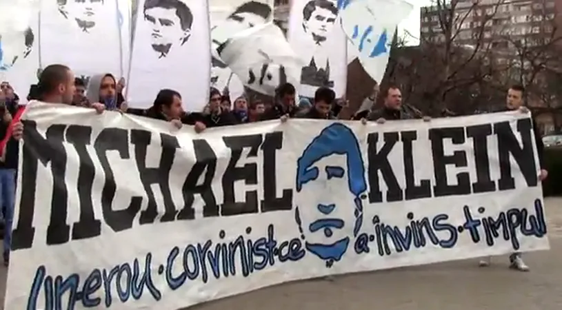 VIDEO! Corviniștii l-au comemorat pe** Michael Klein 