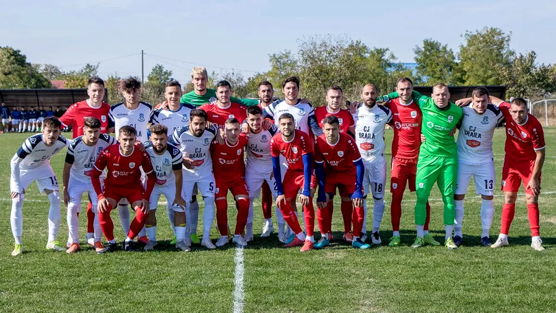 Dacia Unirea, victorie chinuită în amicalul cu liderul din Liga 4 Galați. Raphael Stănescu i-a salvat pe brăileni