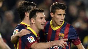 Ce revenire pentru Messi: Barca - Getafe 4-0! Argentinianul a marcat o dublă, la fel și Fabregas! Marica a fost titular