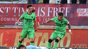 Dinamo - FC Voluntari 3-2, în prima etapă de Liga 1 | „Câinii” se impun după ce Deian Sorescu a înscris un hattrick!