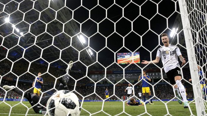 Chinul s-a terminat pentru Reus! Accidentările l-au ținut departe de titlul mondial în 2014, dar acum a înscris pentru "Die Mannschaft".Pentru prima dată după trei ani