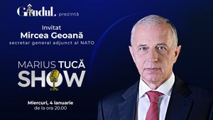 Marius Tucă Show începe miercuri, 4 ianuarie, de la ora 20.00, live pe gândul.ro