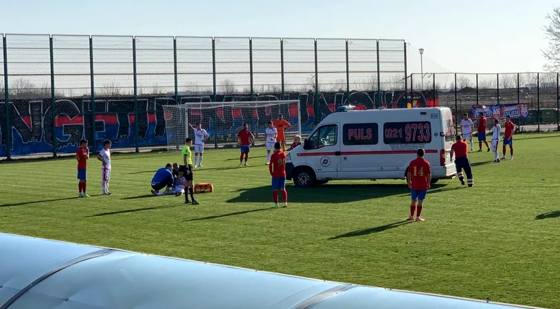 Panică la meciul Steaua - Dinamo 2! Un jucător a leșinat și a fost aproape de o tragedie: „Îl lăsați să moară pe teren?” Prima reacție a fotbalistului | FOTO&VIDEO EXCLUSIV