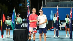 Campion la Australian Open! Nicholas David Ionel a câștigat finala de dublu a juniorilor, devenind primul tenisman român care se impune la Melbourne într-o probă pe puncte
