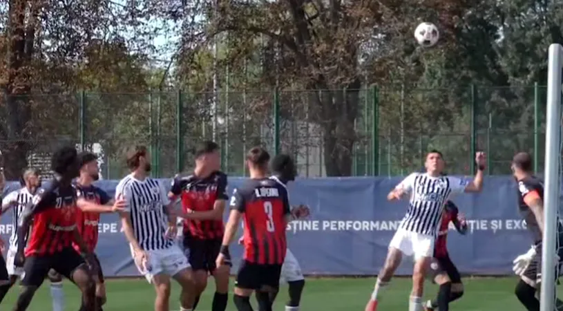 U Cluj, prea puternică pentru CS Gloria Bistrița. Echipa din Liga 2 a cedat pe terenul ”studenților”