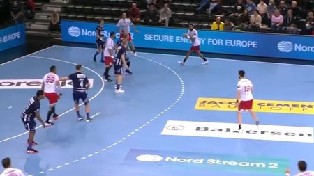 Dinamo a luptat admirabil, însă a pierdut pe terenul celor de la Flensburg, în grupele Ligii Campionilor. Shebib, cel mai bun marcator al meciului