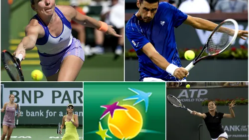 Așa am trăit împreună filmul unui maraton de 12 ore la Indian Wells: Halep - Lepchenko 6-1, 3-6, 6-1. Varvara țipă, Simona câștigă războiul contrelor în decisiv. 