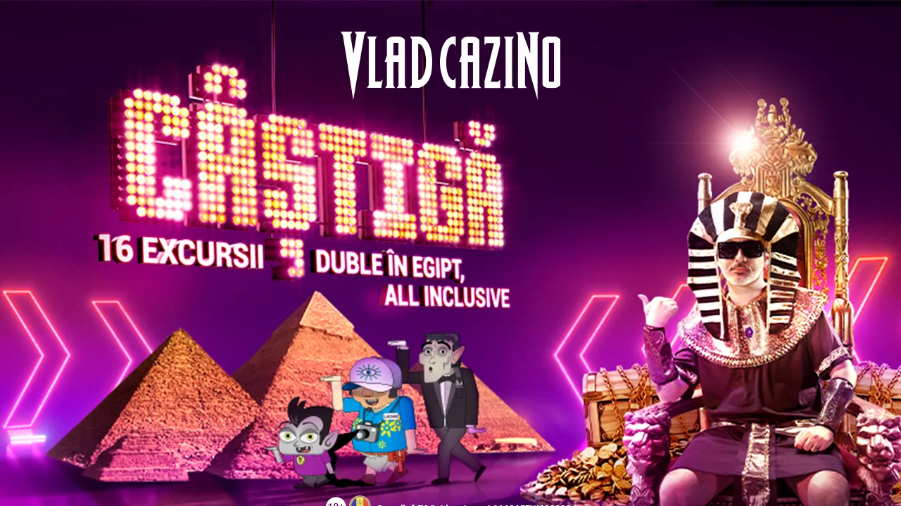 Două vacanțe duble All-Inclusive în Egipt pe săptămână în noua campanie Vlad Cazino