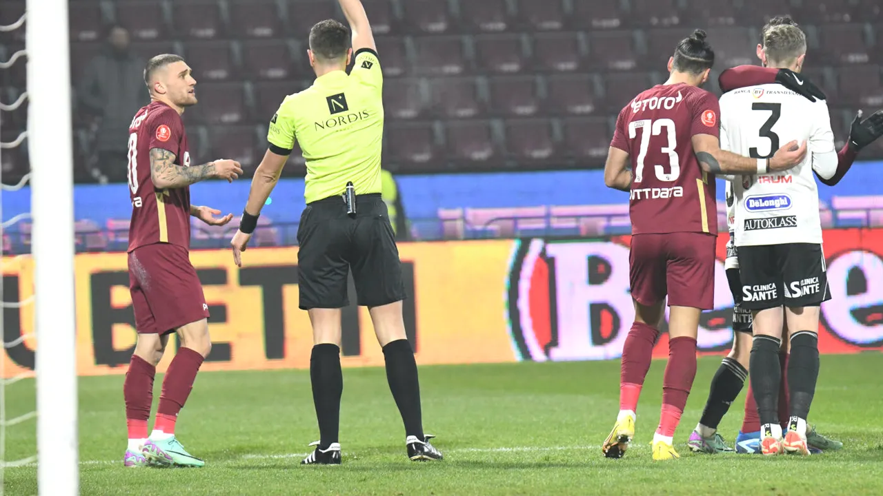 Surpriză de proporții! Cine a fost delegat să conducă la centru derby-ul CFR Cluj - FCSB. EXCLUSIV