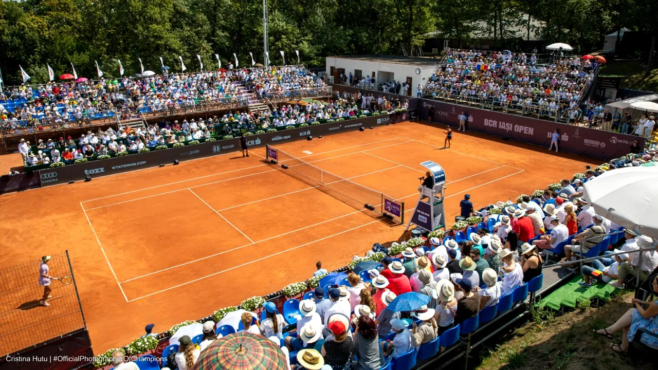 Iulie 2023 de foc la Baza Sportivă Ciric din Iași, cu două turnee de tenis „Iași Open” de anvergură – ATP Challenger 100 și WTA 125