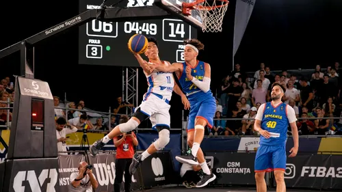 România, printre cele mai bune opt echipe ale lumii la baschet 3x3! Tricolorii joacă azi în sferturile de finala la FIBA 3x3 Nations League Final