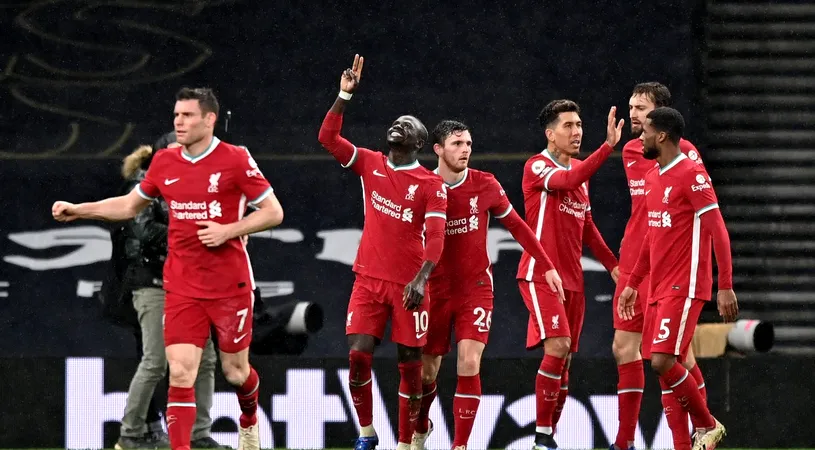 Liverpool „a ieșit de la reanimare!” Victorie mare cu Tottenham și echipa lui Jurgen Klopp visează iar la titlu. Mane l-a depășit pe legendarul Suarez