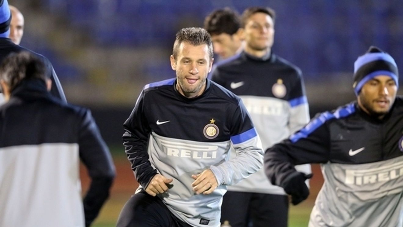 Cassano revine în lotul Interului la meciul cu Tottenham