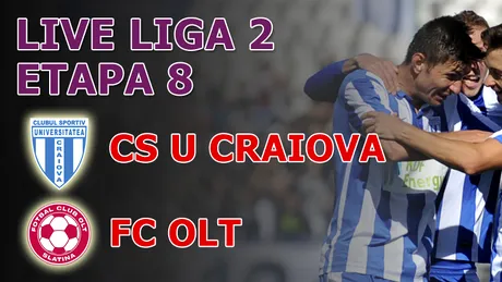 CS U Craiova - FC Olt 2-1** Echipa lui Stângă a întors scorul și a câștigat, deși a jucat în 10 din minutul 3