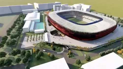 Informații de ultimă oră despre construirea noului stadion al lui Dinamo! „Se lucrează flux continuu”