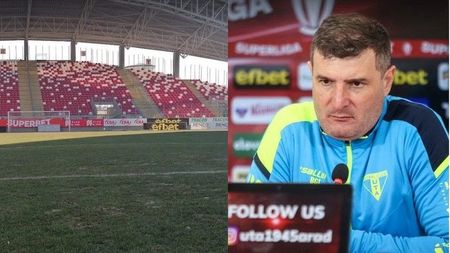 UTA nu scapă de gazonul prost de la Arad! „Încep să mă obișnuiesc cu unele lucruri, dar nu aș vrea să fim ipocriți”