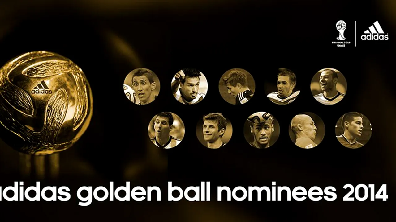 10 fotbaliști nominalizați la Balonul de Aur al Mondialului