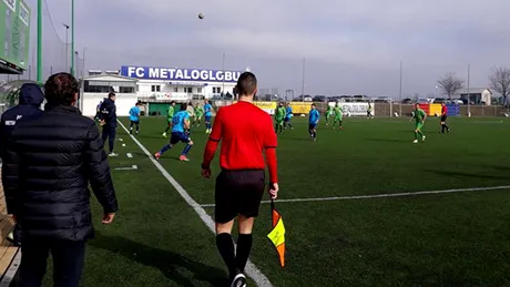 Metaloglobus a câștigat prin două penalty-uri** amicalul cu CS Mioveni