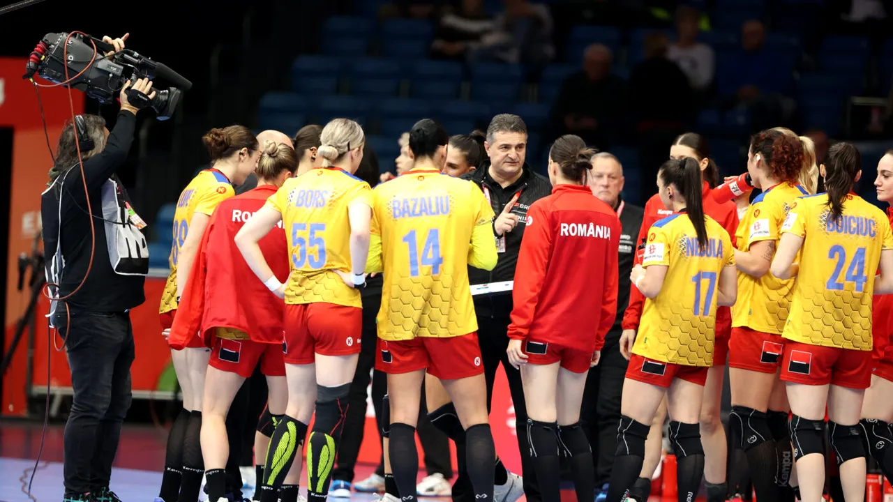 Cine transmite România - Suedia de la Campionatul European de handbal feminin