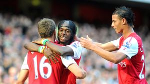 FOTO** Wenger va TURBA când va vedea poza asta! Cum s-a distrat Chamakh după meciul pierdut la QPR