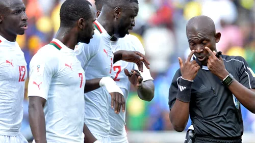 Caz ciudat: arbitrul a fost suspendat pe viață! Consecința? Meciul Africa de Sud - Senegal din preliminariile pentru CM 2018 se rejoacă