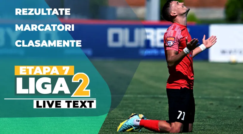 Etapa 7 Liga 2 | Poli Iași câștigă nesperat cu Metalul Buzău, in extremis, din penalty. CS Dinamo încurcă FC Voluntari, CSM Slatina se impune la Chiajna. Reșița a întors scorul contra Bistrița