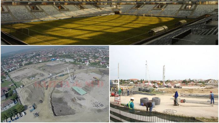 SPECIAL | Stadiul lucrărilor și cum arată șantierul super arenei de 55 de milioane de euro care se ridică la Craiova. FOTO