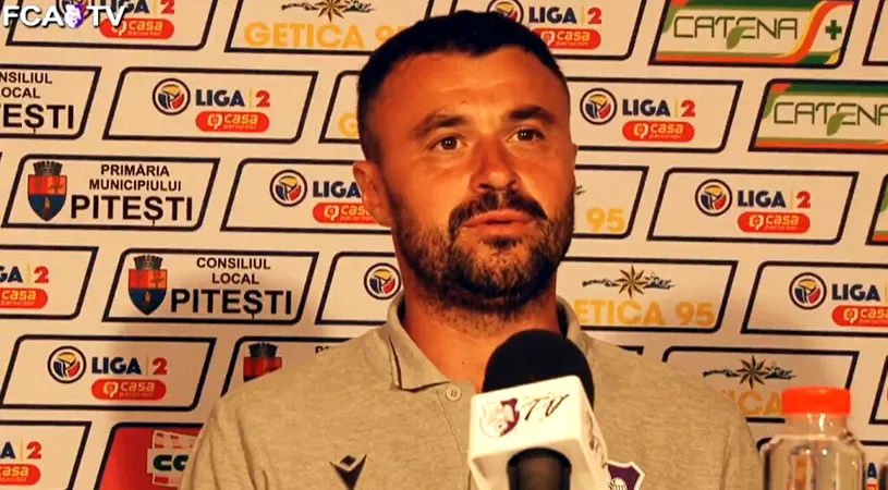 Campionii FC Argeș, fără Alexandru Pelici înaintea partidei cu Chindia, din ”motive de ultim moment”. I-a luat locul Eugen Beza: ”Am făcut progrese, dar trebuie mai multă responsabilitate”