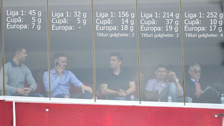 "S-a umplut loja de goluri".  FOTO de colecție: 699 de goluri marcate pe prima scenă a fotbalului românesc, într-o singură lojă 