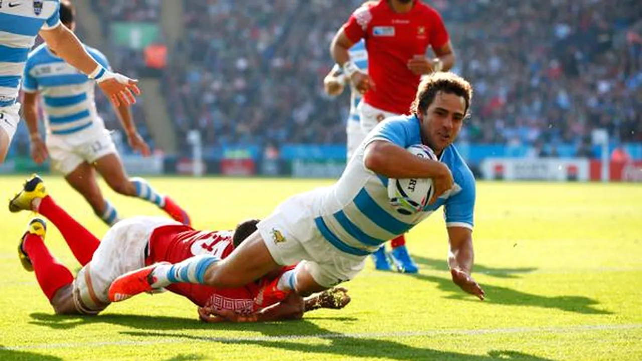 Argentina a învins Tonga, scor 45-16, la Cupa Mondială de rugby