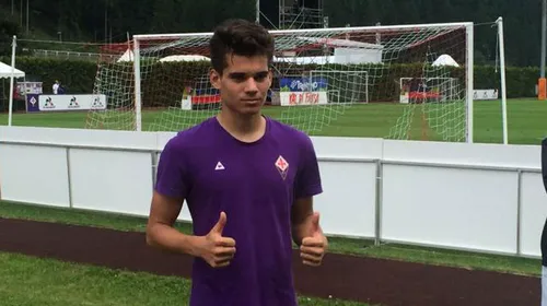 I s-a întâmplat pentru prima dată de când e în Italia. Contraperformanță pentru Ianis Hagi în ultimul meci jucat la Fiorentina Primavera