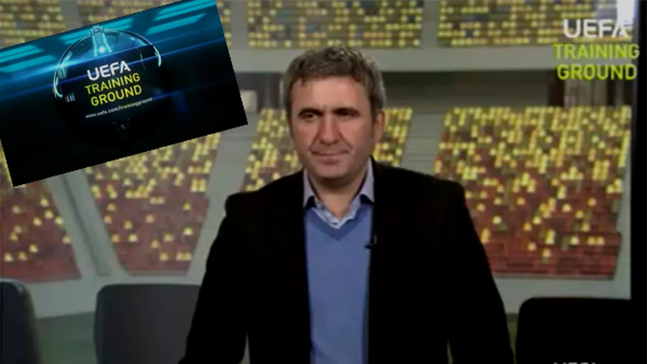 Gheorghe Hagi, în lumina reflectoarelor!** VIDEO UEFA  îl prezintă pe 