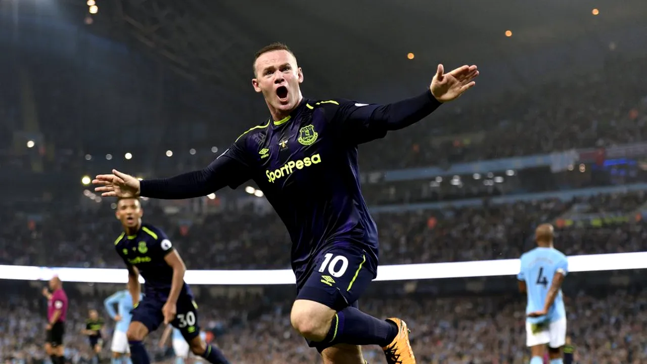 City și Everton, egal cu doi eliminați în ultimul meci al etapei în Premier League. Rooney a atins o bornă impresionantă