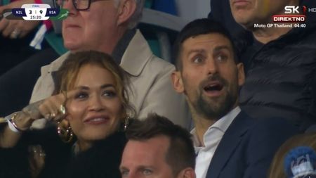 Reacții savuroase după ce Novak Djokovic a fost surprins împreună cu Rita Ora la finala CM de rugby: „Au rezolvat criza din Kosovo!" FOTO