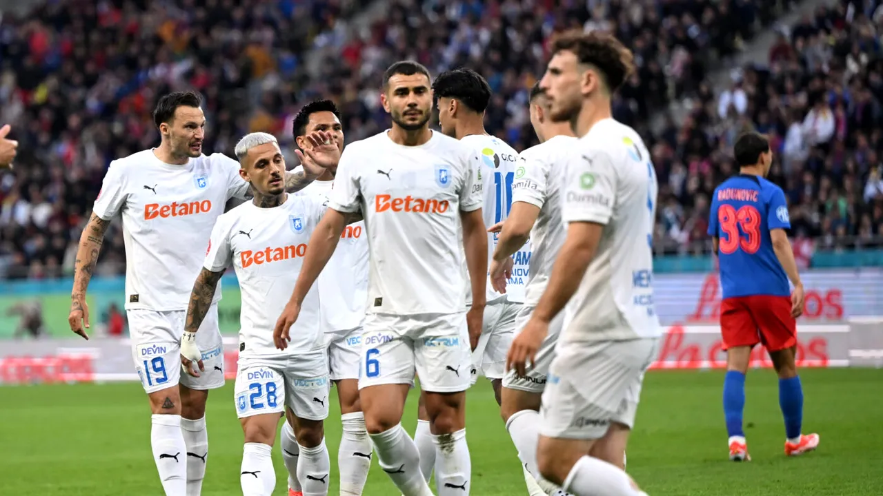 După eşecul Rapidului, Universitatea Craiova e sigură de prezenţa în cupele europene. Posibilii adversari ai trupei lui Mirel Rădoi în Conference League