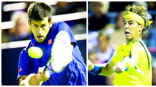 ‘El Clasico’ în New York! Finala US Open, a 37-a confruntare dintre Djokovic și Nadal