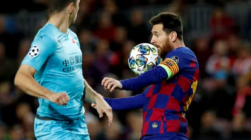 Fotbaliștii Barcelonei, acuzați că au făcut un gest urât la finalul partidei cu Slavia Praga! Nu au suportat că s-au încurcat pe teren propriu: „Messi și ceilalți au făcut asta”