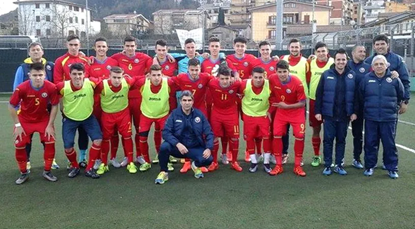 Kanalos și Jurj au jucat în a doua repriză pentru naționala Under 18 a României** în victoria cu 5-1 cu selecționata colegiilor din Anglia