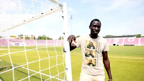 Primul gambian!** Dodou Susso a venit în probe la Timișoara pentru că în Gambia nu poate trăi din fotbal