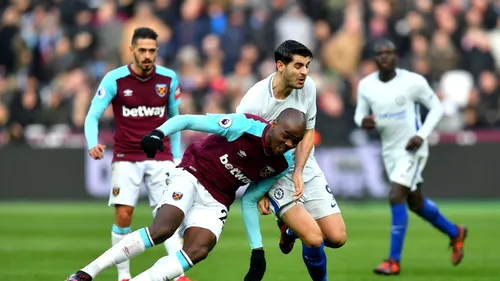 Chelsea, înfrângere surpriză în Premier League! Echipa lui Conte a cedat pe terenul lui West Ham și se îndepărtează de primul loc