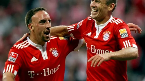 Debut de vis pentru Robben la Bayern!** VEZI AICI rezultatele etapei a patra din Bundesliga